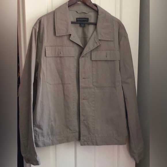 Banana Republic Other - Men’s Banana Republic Vintage XL khaki tan jacket